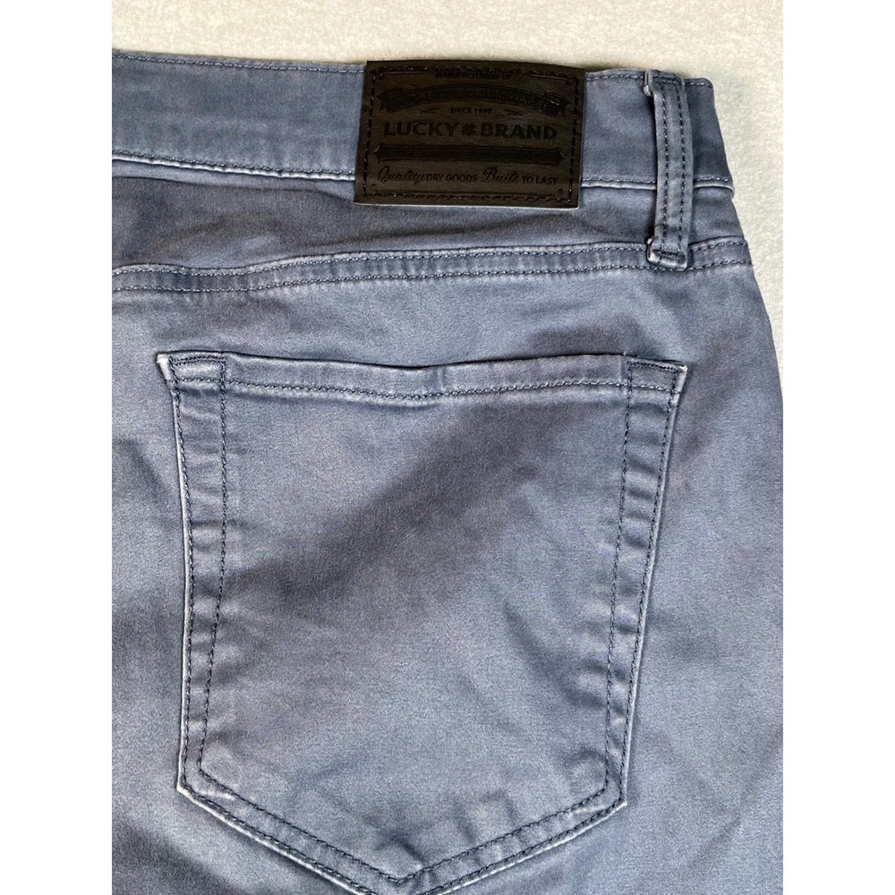 Lucky Brand Mens 34x32‎ Slim Straight Blue Chinos Pants Casual Office - Picture 5 of 13